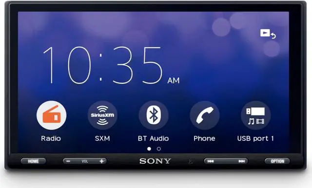 Main image of Sony XAVAX5500 6.95" (17.6cm) BLUETOOTH Media Receiver with Weblink Cast