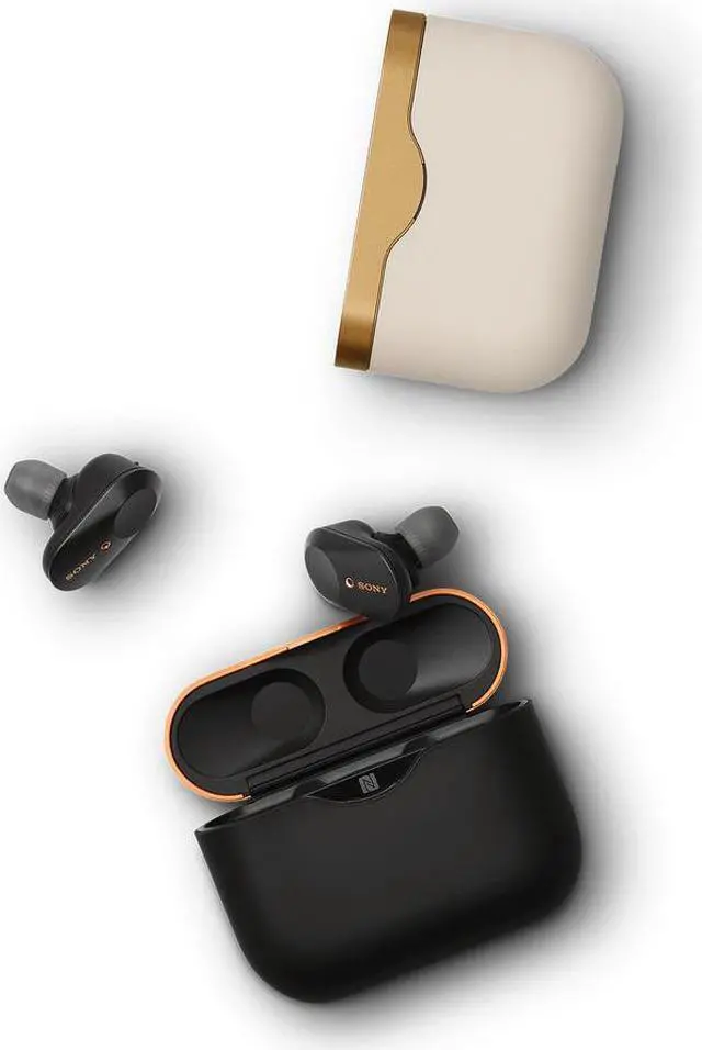 Alt view image 13 of 18 - Sony WF1000XM3 Noise Canceling True Wireless Earbuds - Black