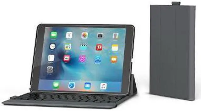 Alt view image 7 of 11 - ZAGG ID8MBN Detachable Keyboard and Folio Case To Add To Your Tablet and Protect It, Fits Tablets Up To 9.7 Inch, Black