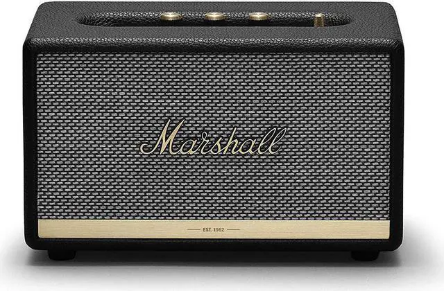 Alt view image 2 of 13 - Marshall Acton II Wireless Bluetooth Speaker - Black