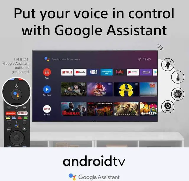 Alt view image 5 of 7 - Sony 55" Class - X75CH Series - 4K UHD LED LCD Smart TV
