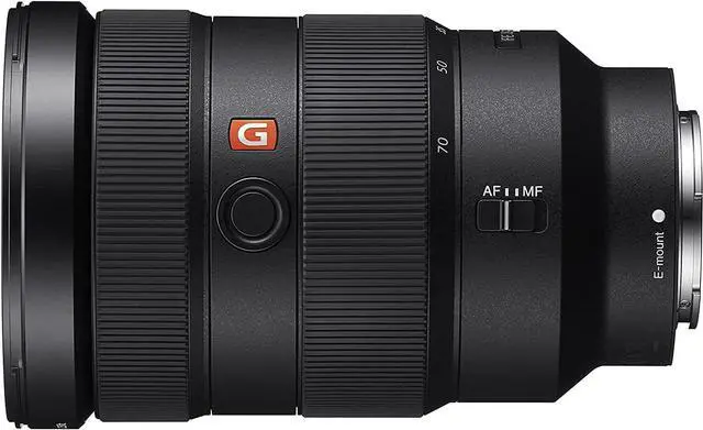Alt view image 13 of 18 - Sony - 24 mm to 70 mm - f/2.8 - Zoom Lens for Sony E - Designed for Camera - 82 mm Attachment - 0.24x Magnification - 2.9x Optical Zoom - 5.4"Length - 3.4"Diameter