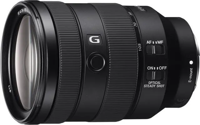 Alt view image 8 of 10 - Sony SEL24105G - 24 mm to 105 mm - f/4 - Zoom Lens for Sony E - Designed for Camera - 77 mm Attachment - 0.31x Magnification - 4.4x Optical Zoom - Optical IS - 4.5"Length - 3.3"Diameter