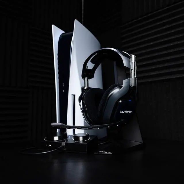 Alt view image 12 of 12 - ASTRO Gaming A40 TR Headset + MixAmp Pro TR for PS5, PS4 and PC-Black/blue