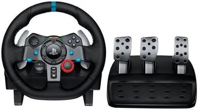 Alt view image 5 of 10 - Logitech G29 Driving Force Racing Wheel For Playstation 3 And Playstation 4 - Cable - USBPlayStation 3, PlayStation 4, PC - Force Feedback - Black