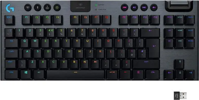 Main image of Logitech - G915 LIGHTSPEED TKL Wireless Mechanical GL Linear Switch Gaming Keyboard
