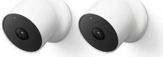 Alt view image 8 of 11 - Google Nest Indoor Outdoor Camera Battery White 2/Pack (GA01894-US) 6315046