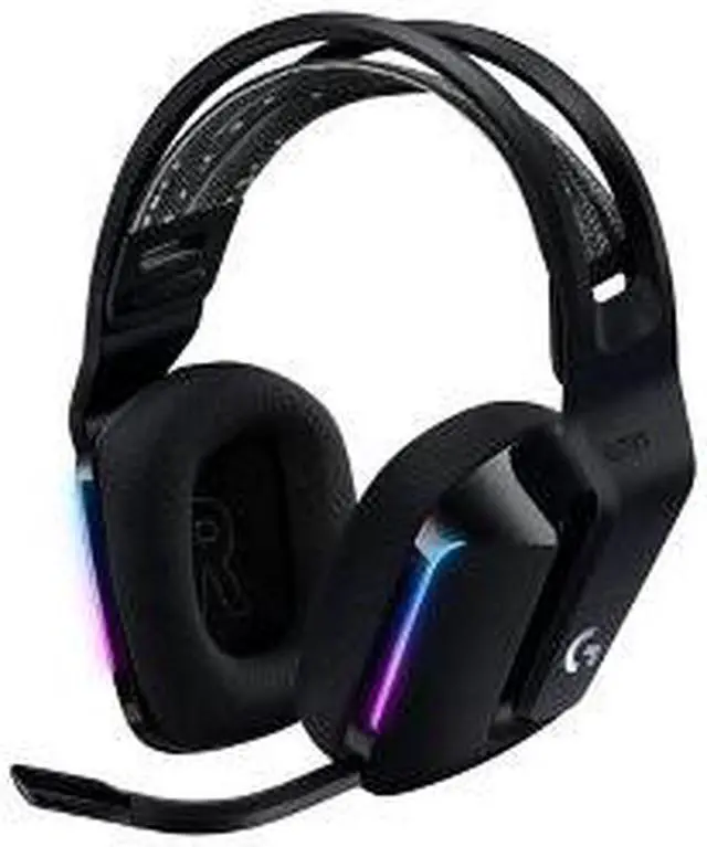 Alt view image 3 of 3 - Logitech G733 Lightspeed Wireless RGB Gaming Headset - Stereo - Wireless - 65.6 ft - 5 Kilo Ohm - 20 Hz - 20 kHz - Over-the-head - Binaural - Circumaural - Cardioid, Uni-directional Microphone - ...