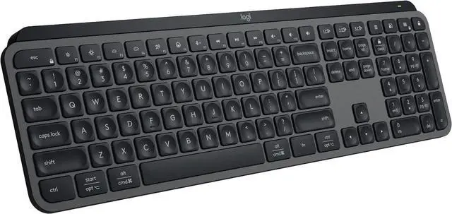 Main image of Logitech MX Keys S Wireless Keyboard, Low Profile, Quiet Typing, Backlighting, Bluetooth