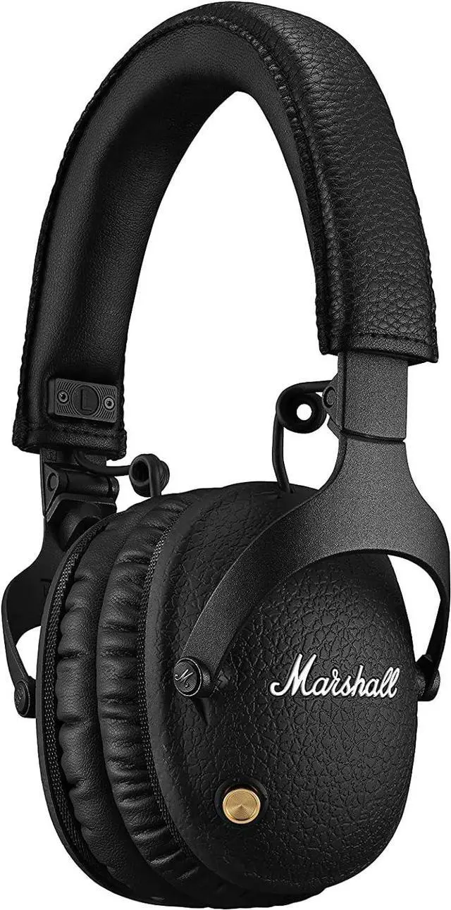 Alt view image 2 of 4 - Marshall Monitor II Active Noise Canceling Over-Ear Bluetooth Headphone, Black