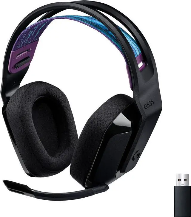 Alt view image 5 of 5 - Logitech G535 Lightspeed Wireless Gaming Headset for PC, PS4, PS5 (981-000971)