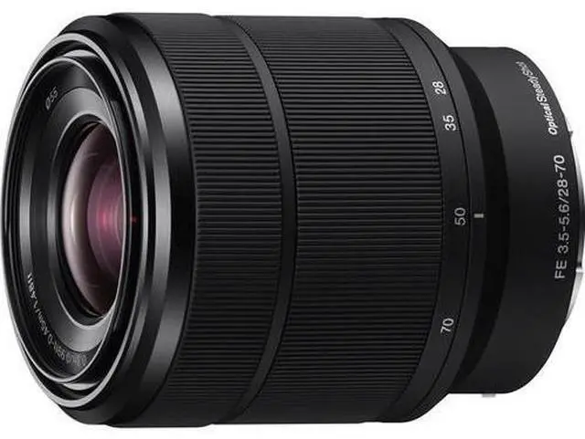 Alt view image 9 of 9 - Sony - 28 mm to 70 mm - f/3.5 - 5.6 - Zoom Lens for Sony E - Designed for Camera - 55 mm Attachment - 0.19x Magnification - 2.5x Optical Zoom - Optical IS - 2.9"Diameter