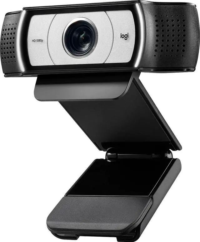 Main image of Logitech - Pro Webcam Full HD 1080 for Laptops with Ultra Wide Angle - Black