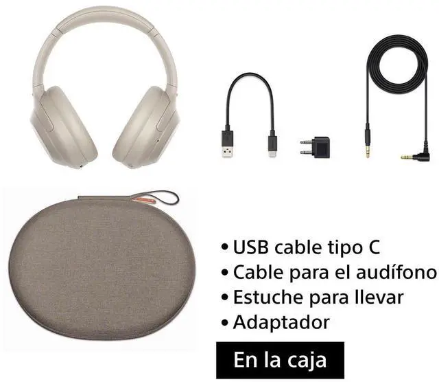 Alt view image 5 of 7 - Sony WH-1000XM4 Wireless Noise-Cancelling Over-the-Ear Headphones - Silver
