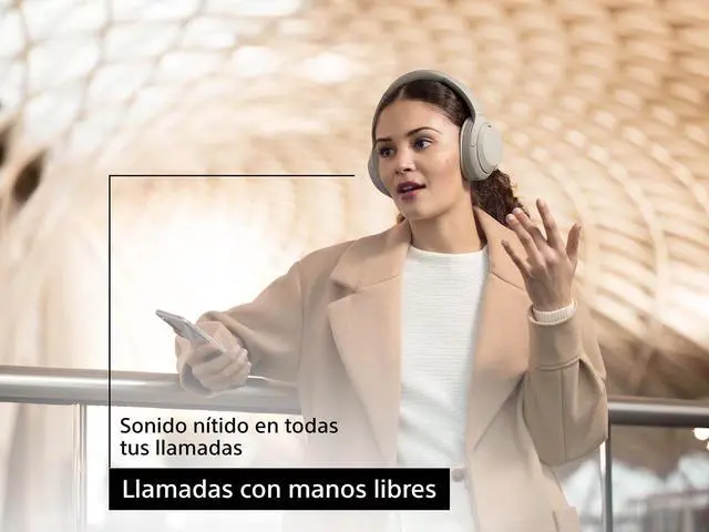 Alt view image 7 of 7 - Sony WH-1000XM4 Wireless Noise-Cancelling Over-the-Ear Headphones - Silver