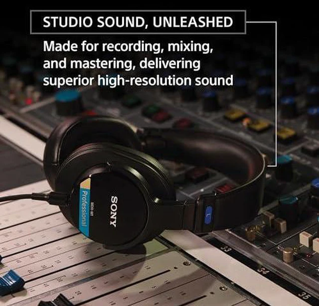 Alt view image 2 of 7 - SONY MDRM1 Headphone (non-BT)