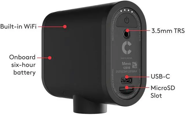Alt view image 5 of 6 - Logitech Mevo Start Live Streaming Camera