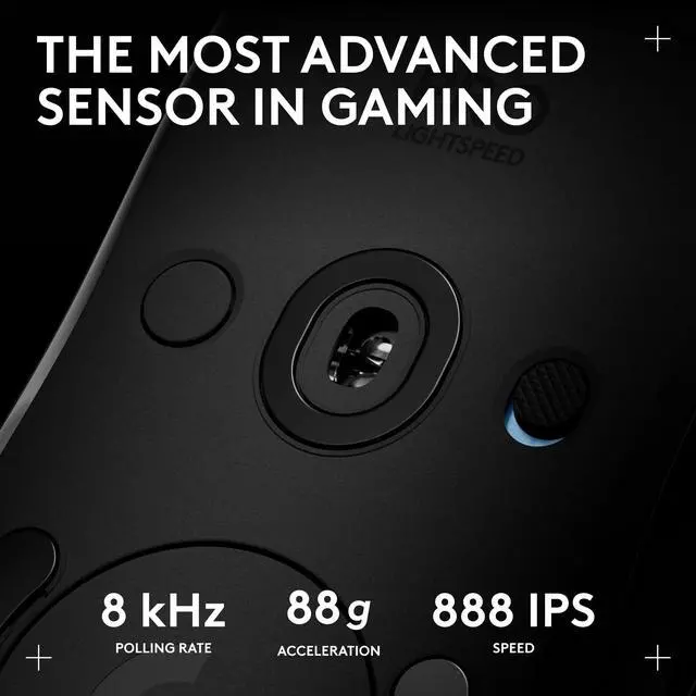 Alt view image 8 of 8 - Logitech G PRO 2 LIGHTSPEED Wireless Gaming Mouse, Right- or Left-Handed Mouse with up to 4 Customizable and Switchable Magnetic Side Buttons, 44K DPI Sensor, USB-C Charging, for PC/Mac