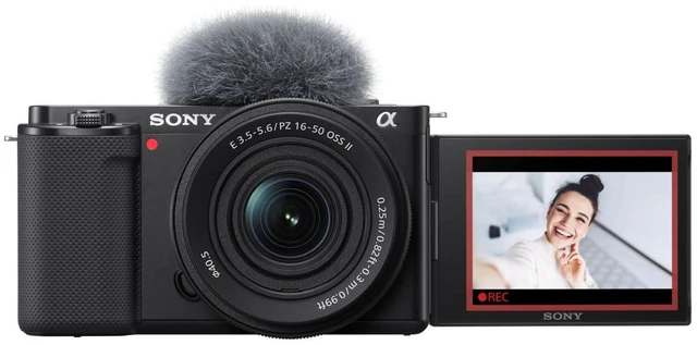 Alt view image 6 of 6 - SONY ZVE10KB Interchangeable Lens Camera