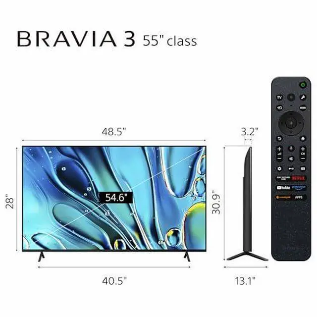 Alt view image 2 of 8 - SONY K55S30 TVs