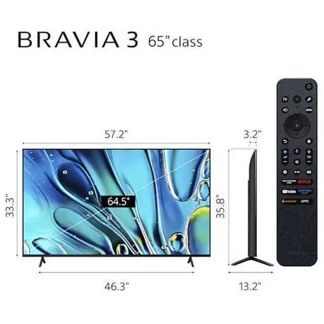 Alt view image 2 of 7 - SONY K65S30 TVs