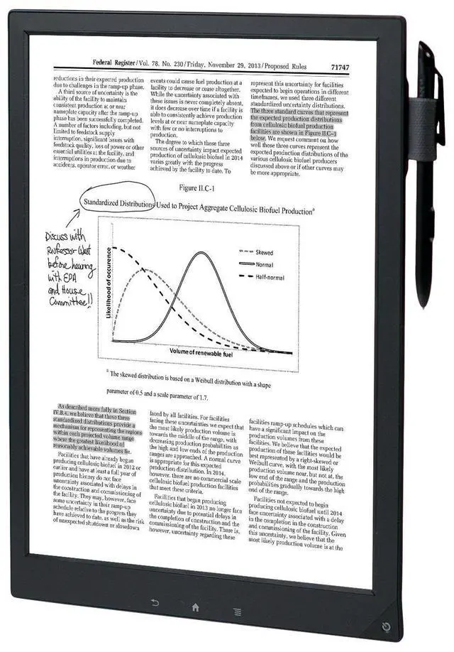 Main image of Sony DPT-S1 Digital Paper E-Reader 13.3" PDF Notepad Tablet ePaper