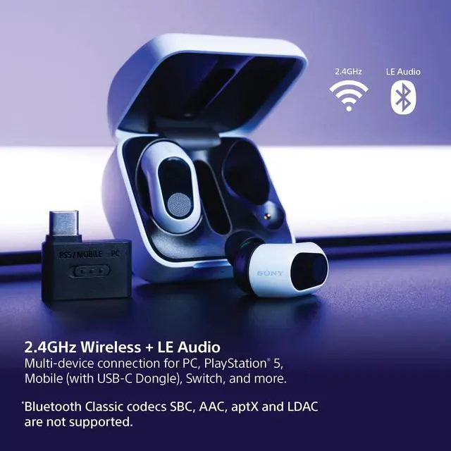Alt view image 3 of 7 - SONY WFG700N/V Headphones