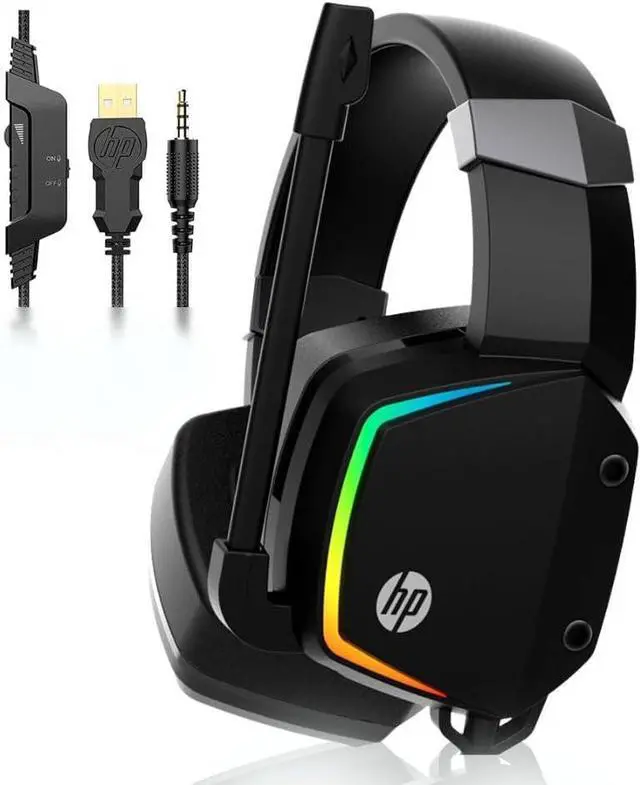 Main image of HP H320 USB 3.5mm Wired 7.1 Surround Sound Over Ear Gaming Headset Mic