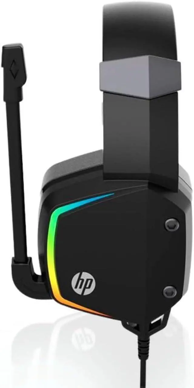 Alt view image 3 of 7 - HP H320 USB 3.5mm Wired 7.1 Surround Sound Over Ear Gaming Headset Mic