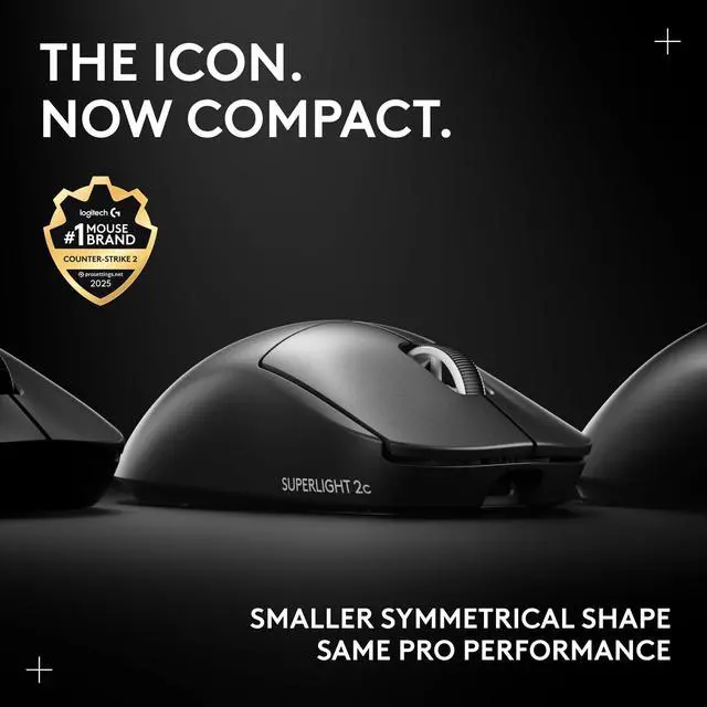 Alt view image 2 of 7 - PRO X SUPERLIGHT 2c-BLACK-2.4GHZ-N/A-CAN-215-#215