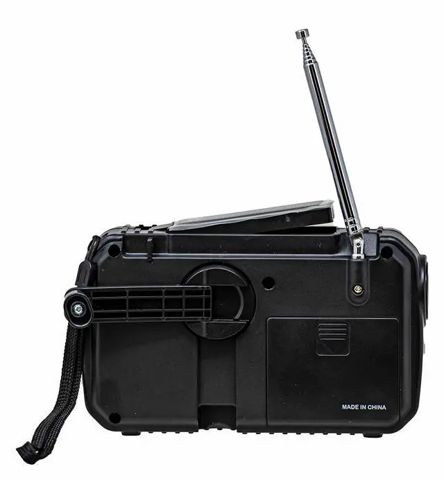 Alt view image 4 of 6 - Kaito KA369 Voyager ECO Emergency Solar Hand Crank Weather Radio Yellow