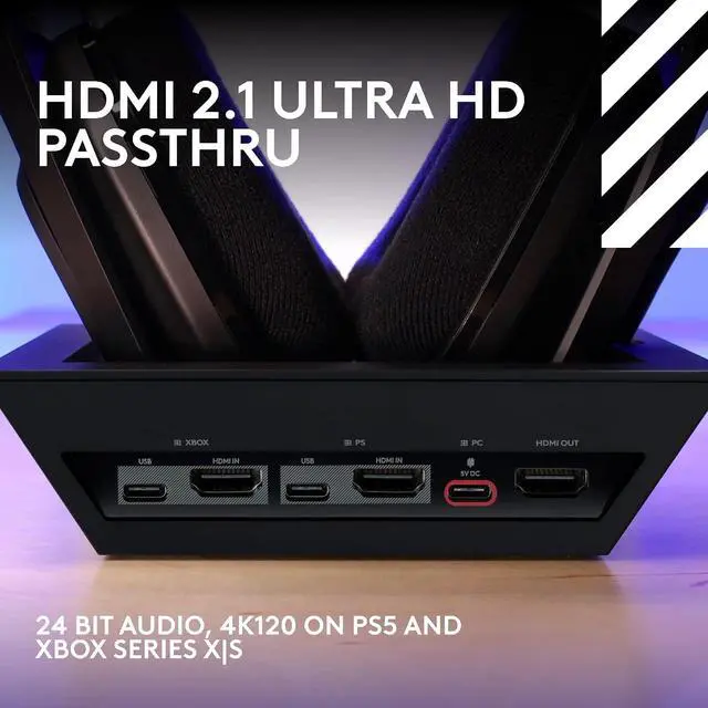 Alt view image 4 of 6 - Refurbished A50 X HDMI BASE STATION - Black
