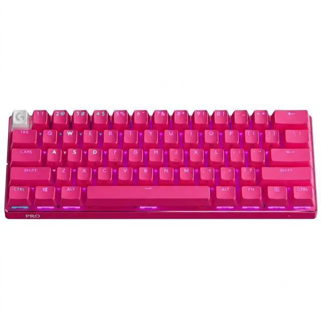 Main image of Logitech G Pro X 60 LIGHTSPEED Wireless Keyboard Tactile Magenta