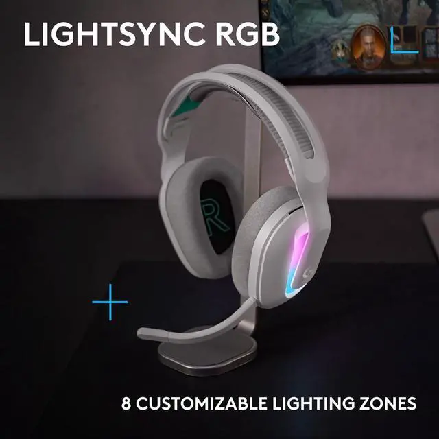 Alt view image 2 of 7 - HEADSET PC-G522 LIGHTSPEED-WHITE-2.4GHZ-N/A-AMR-403-NAMR
