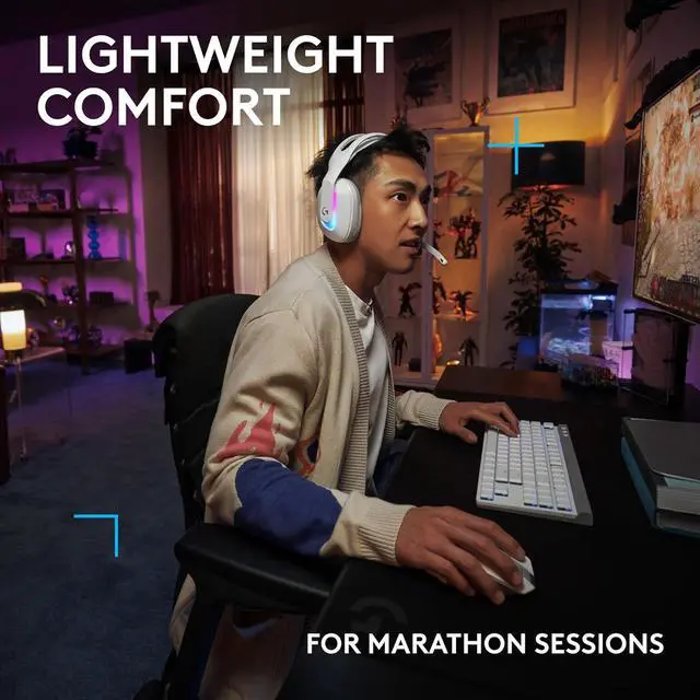 Alt view image 6 of 7 - HEADSET PC-G522 LIGHTSPEED-WHITE-2.4GHZ-N/A-AMR-403-NAMR