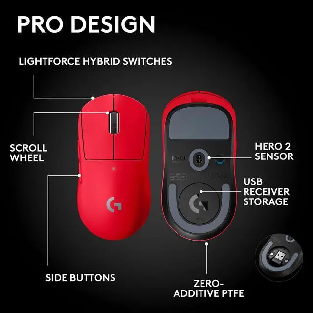 Alt view image 6 of 7 - Pro X Superlight 2 SE - RED