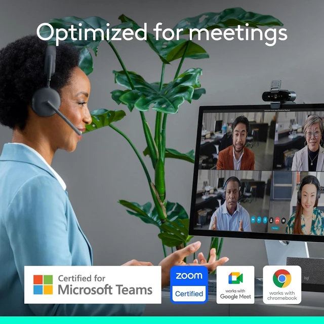 Alt view image 6 of 7 - Brio Ultra 4K HD Webcam for Streaming and Meetings - Black