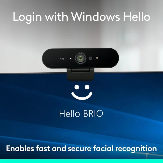 Alt view image 7 of 7 - Brio Ultra 4K HD Webcam for Streaming and Meetings - Black