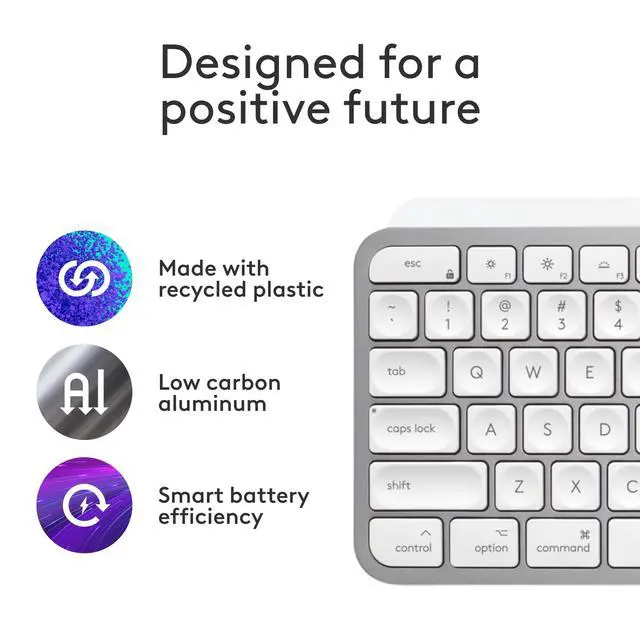 Alt view image 5 of 7 - MX Keys S Wireless Keyboard for Mac