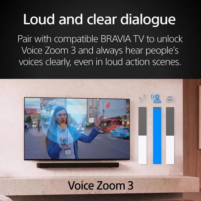 Alt view image 7 of 7 - Sony BRAVIA Theater Bar 7 9-Speaker TV Home Theater Soundbar Audio Unit