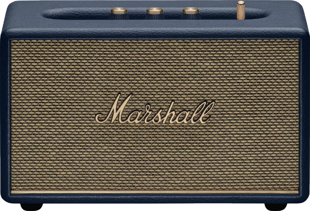 Alt view image 2 of 2 - Marshall Acton III Bluetooth Speaker - Midnight Blue