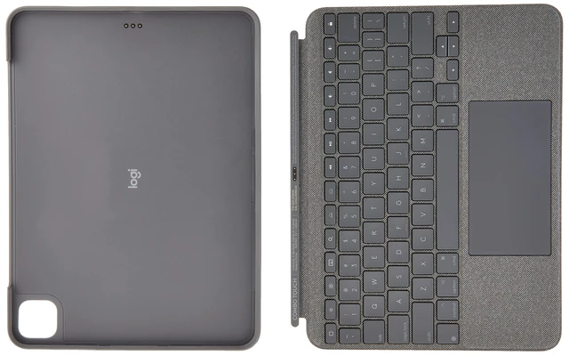 Alt view image 5 of 5 - Combo Touch for Tablet Pro 11-inch (1st 2nd 3rd and 4th gen)-GREY-US-NEW VOL BTNEDG 920-011712