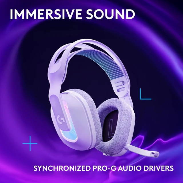 Alt view image 6 of 7 - Logitech G522 LIGHTSPEED Wireless Gaming Headset White