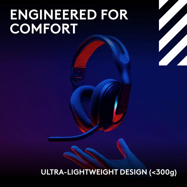 Alt view image 3 of 6 - Logitech Astro A20 X LIGHTSPEED Wireless Gaming Headset Black