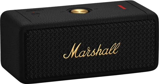Alt view image 5 of 7 - Marshall Emberton II Portable Bluetooth Speaker, Black & Brass