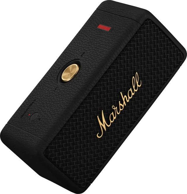 Alt view image 6 of 7 - Marshall Emberton II Portable Bluetooth Speaker, Black & Brass