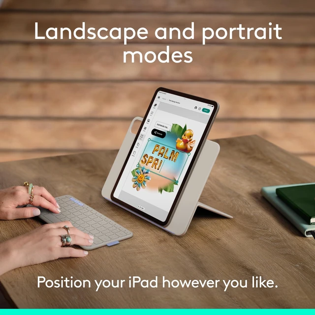 Alt view image 5 of 7 - Flip Folio-SAND-US-BT-N/A-AMR-403-IPAD PRO11M4/5&AIR11M2/3/4,5TH