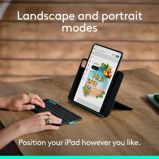 Alt view image 5 of 7 - Flip Folio Keyboard Case (iPad Pro 11")