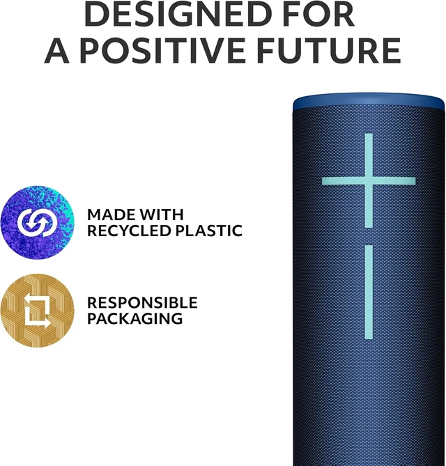 Alt view image 8 of 8 - Ultimate Ears 984-001967 BOOM 4 Wireless Bluetooth Speaker - USB-C - Dust/Water-Resistant (IP67) - 147 feet Range - Cobalt Blue