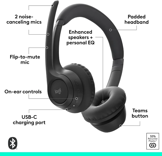 Alt view image 6 of 7 - ZONE 305 Teams Version, Native Bluetooth